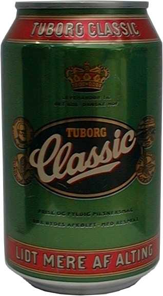 Tuborg Classic can 2001