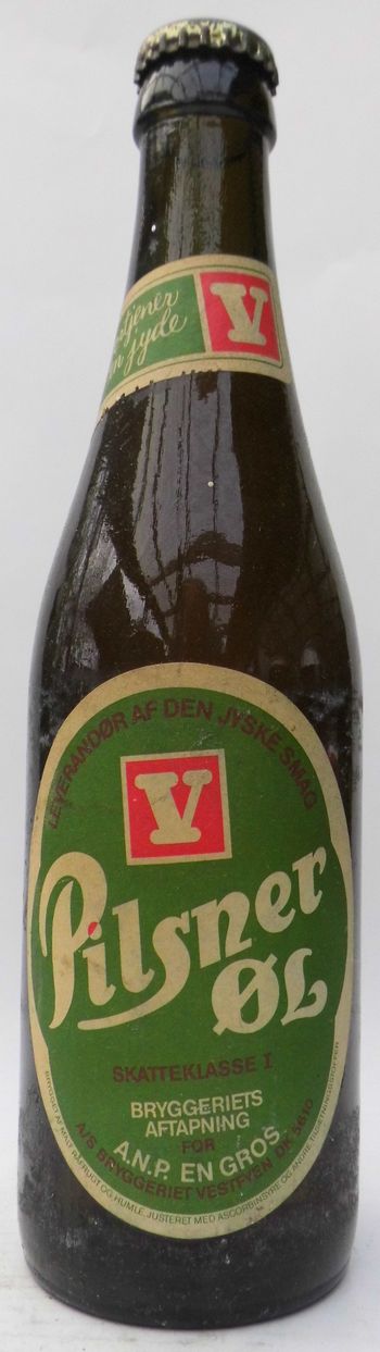 Vestfyn Pilsner Øl A.N.P. En gros