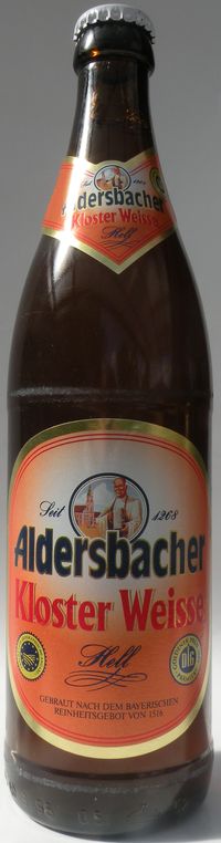 Aldersbacher Kloster Weisse Hell