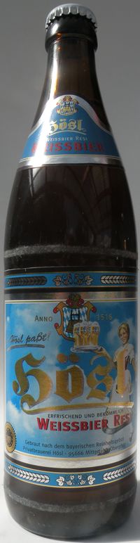 Hösl Weissbier Resi 2010