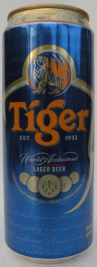 Asia Pacific Tiger Beer