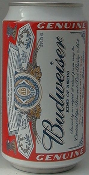 Budweiser can33cl 2001